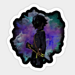 Day Gift Dark Fantasy Manga Design Character Sticker